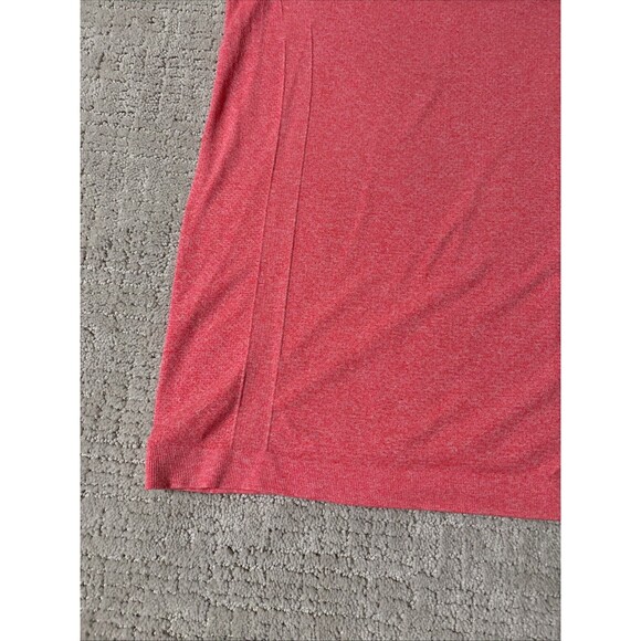 Under Armour Threadborne Fitted Seamless Short Sleeve Coral Pink Womens Size S - Picture 7 of 8